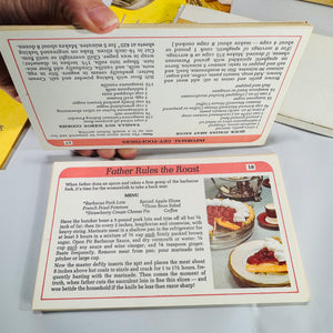 Vintage Retro Kitchen & Cooking Book Bundle — Knox Gel-Cookery (1962), Domino Sugar, Skippy Peanut, Jell-O Hostess Guide, Proof of the Pudding — 5-Piece Lot