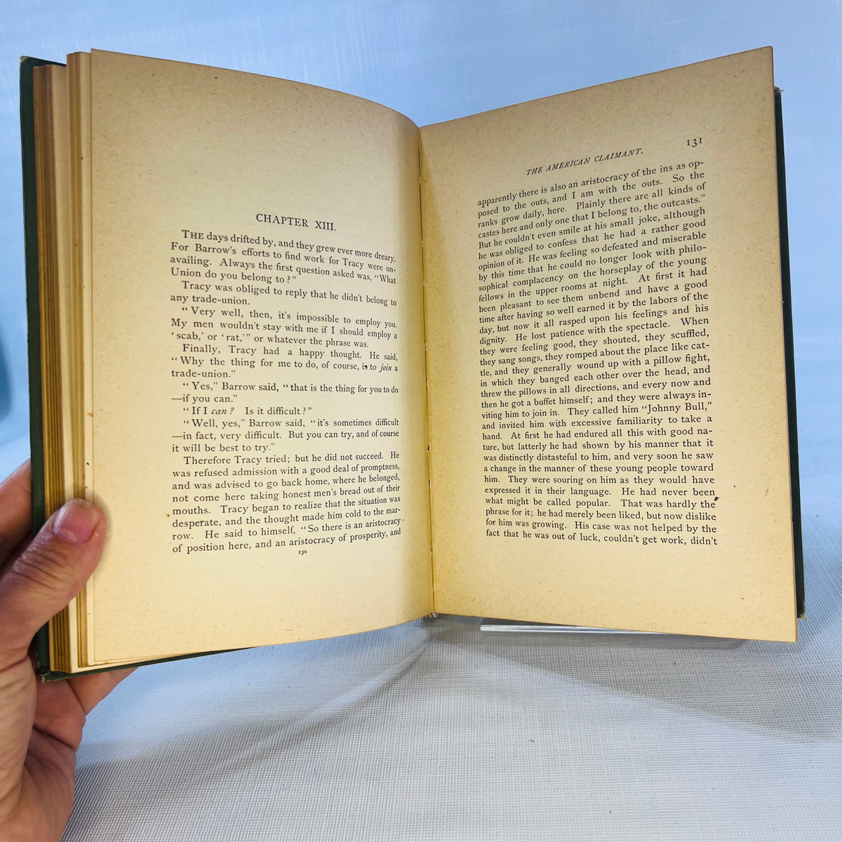 The American Claimant by Mark Twain 1892 published Charles L. Webster & Co