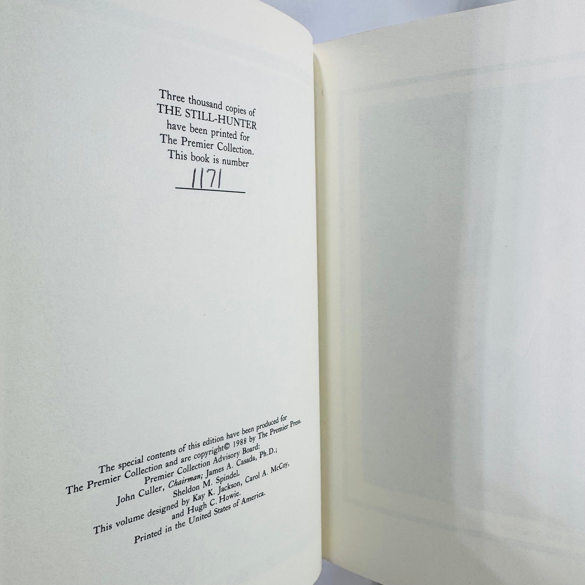 The Still-Hunter (1989 Premier Press Limited Edition, #1171/3000) — Theodore S. Van Dyke | Gilt Edges, Leather-Bound Sporting Classic, Hunting / Sporting Essays