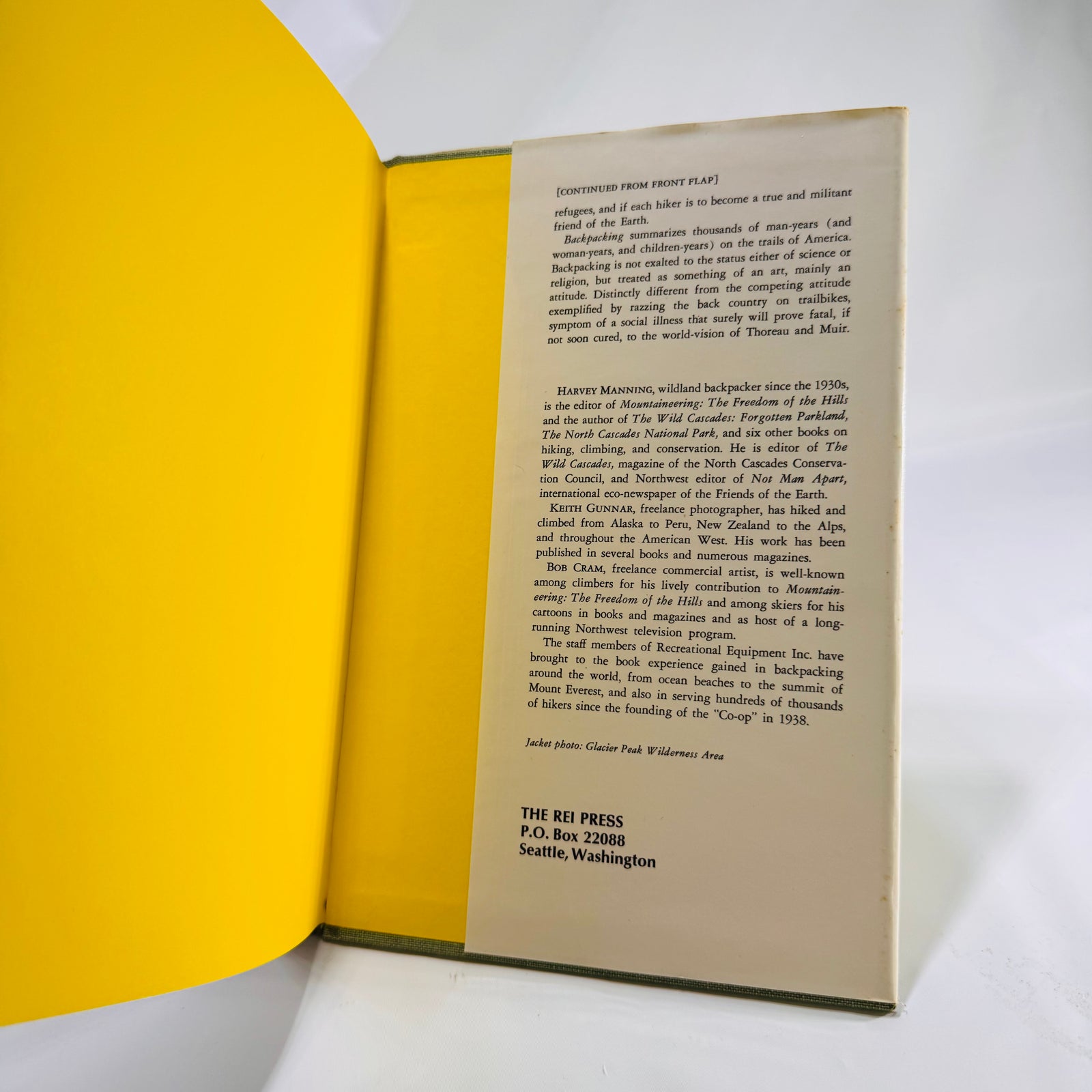 Backpacking One Step at a Time by Harvey Manning (1972) – A Vintage Outdoor Classic