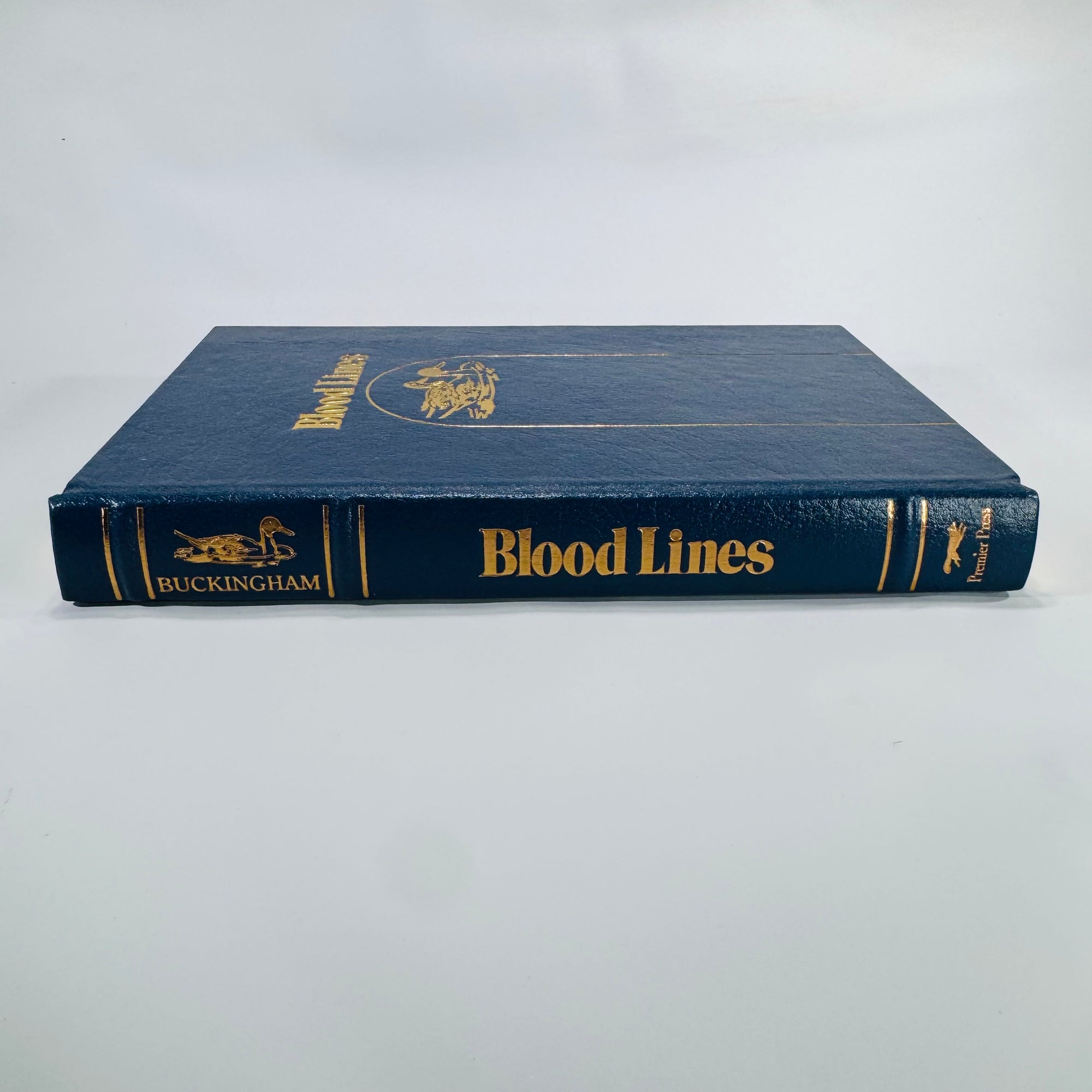 Blood Lines (1989 Limited Edition) — Nash Buckingham | Leather-Bound, Gilt Edges, Hunting & Fishing Sporting Essays
