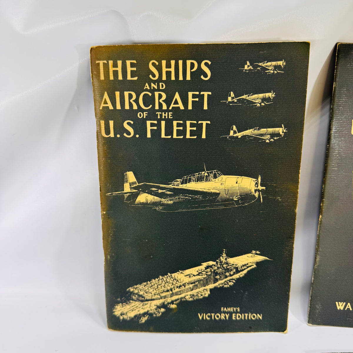 The Ships and Aircraft of the U.S. Fleet – Fahey’s Victory Edition AS FOUND 4-Book Box Set (1985, Naval Institute Press)