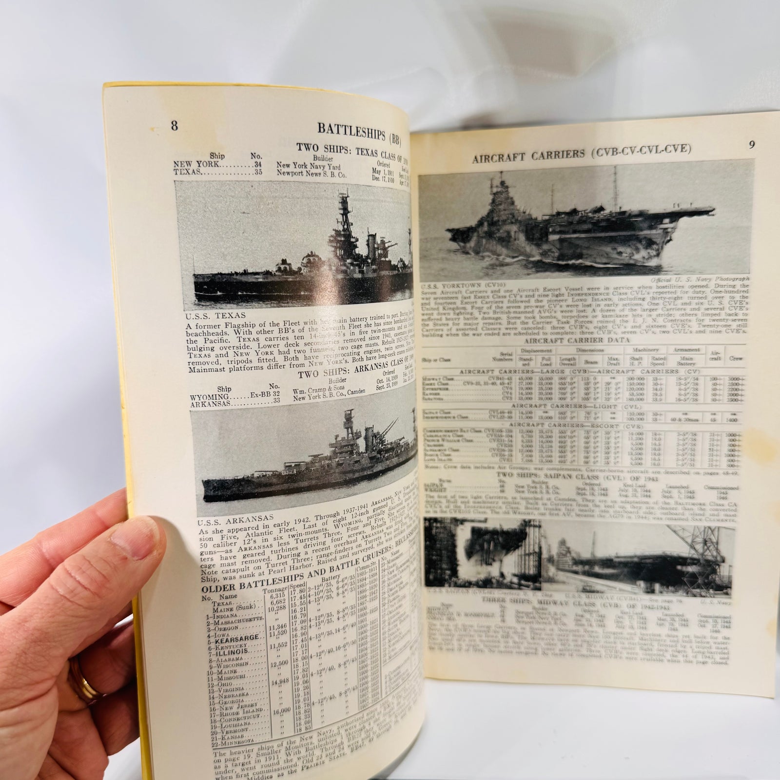The Ships and Aircraft of the U.S. Fleet – Fahey’s Victory Edition AS FOUND 4-Book Box Set (1985, Naval Institute Press)