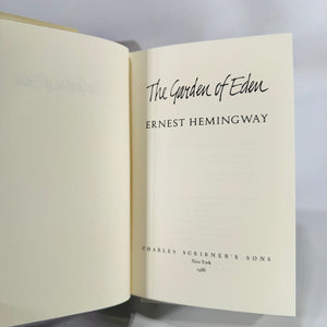 Ernest Hemingway 2-Book Bundle — A Moveable Feast (1964) + The Garden of Eden (1986, DJ) | Classic Literature / Literary Fiction