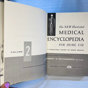 The New Illustrated Medical Encyclopedia for Home Use Volume One thru Four 1970 Box Set