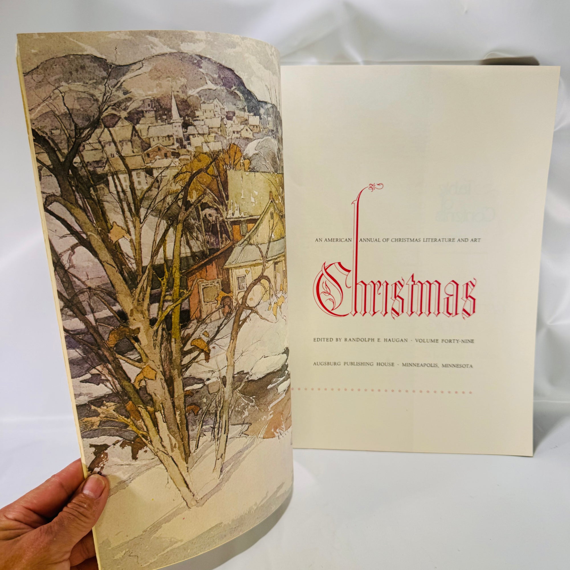 Christmas an American Annual of Christmas Literature & Art 1979 edited by Randolph E. Haugan vol.49 Augsburg Publishing House