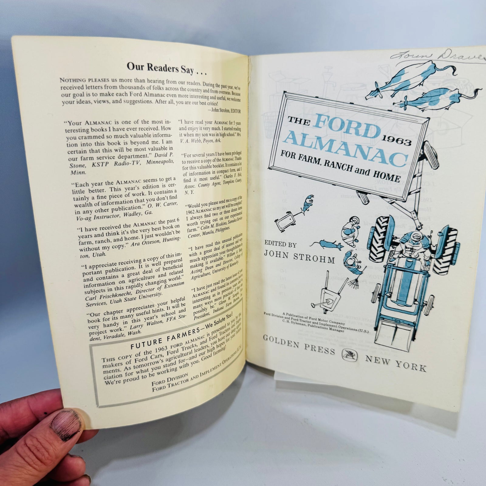 The Ford 1963 Almanac — Farm, Ranch & Home Reference Paperback