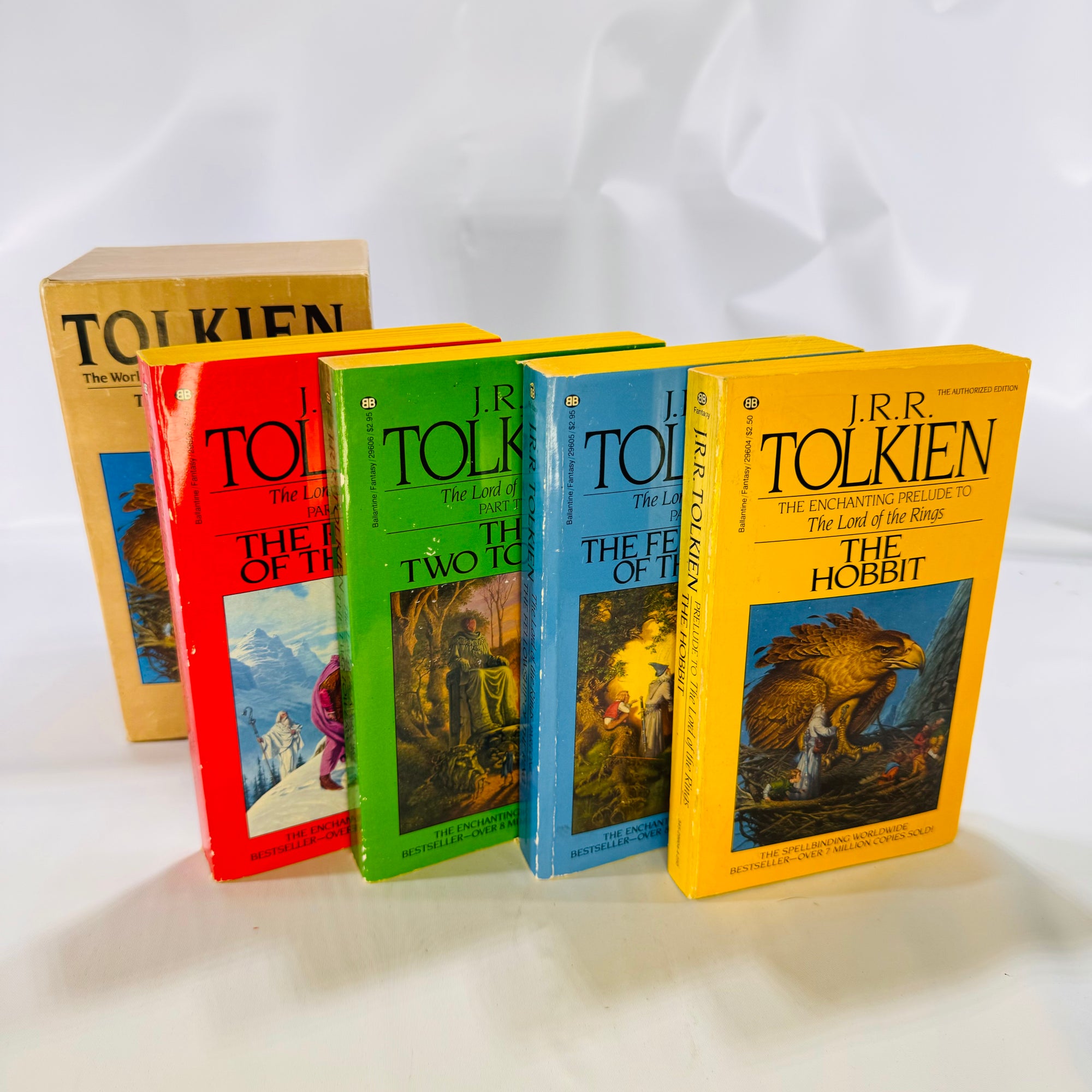 The Lord of The Rings Box Set Paperbacks J.R.R. Tolkien 1983 Ballentine Publishers