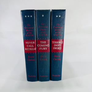 Centennial History of the Civil War — 3-Volume Set (1961–1965) — Bruce Catton | Doubleday Cloth Editions, Military History