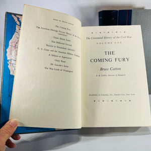 Centennial History of the Civil War — 3-Volume Set (1961–1965) — Bruce Catton | Doubleday Cloth Editions, Military History