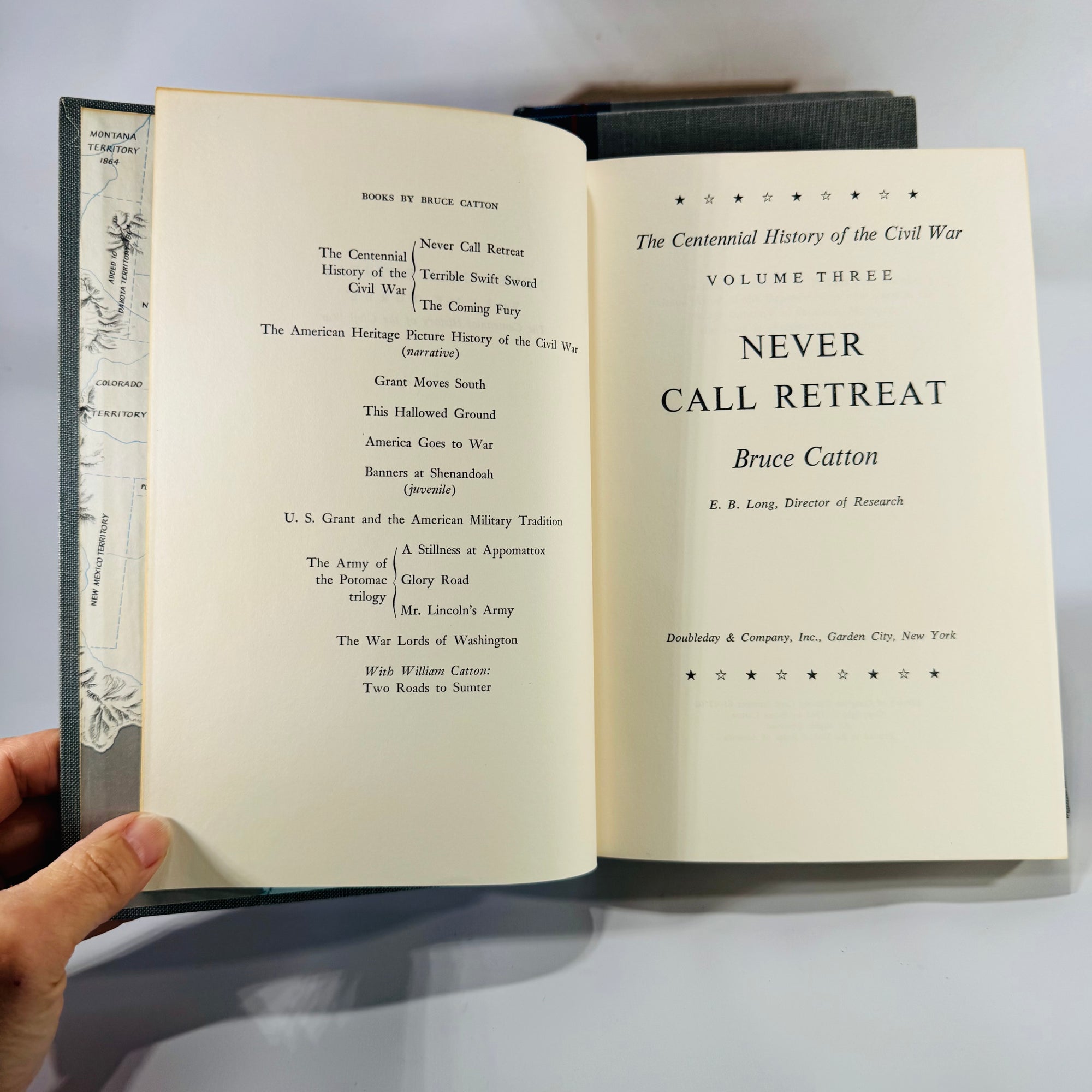 Centennial History of the Civil War — 3-Volume Set (1961–1965) — Bruce Catton | Doubleday Cloth Editions, Military History