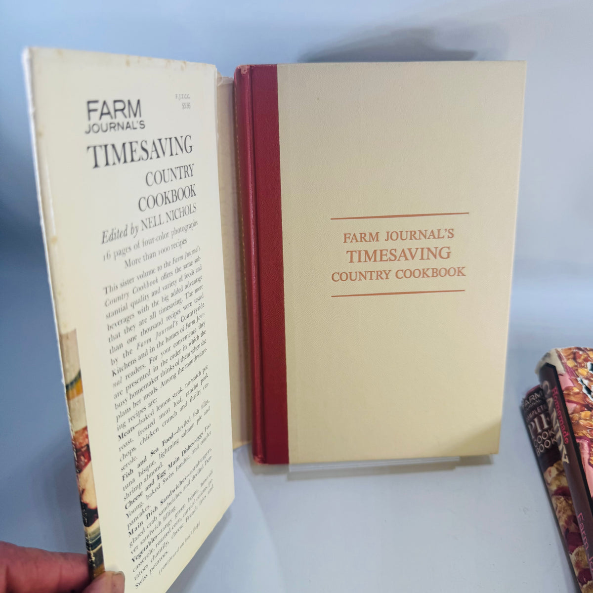 Farm Journal Cookbooks Bundle — Timesaving, Pie & Candy (3 Books with Dust Jackets)