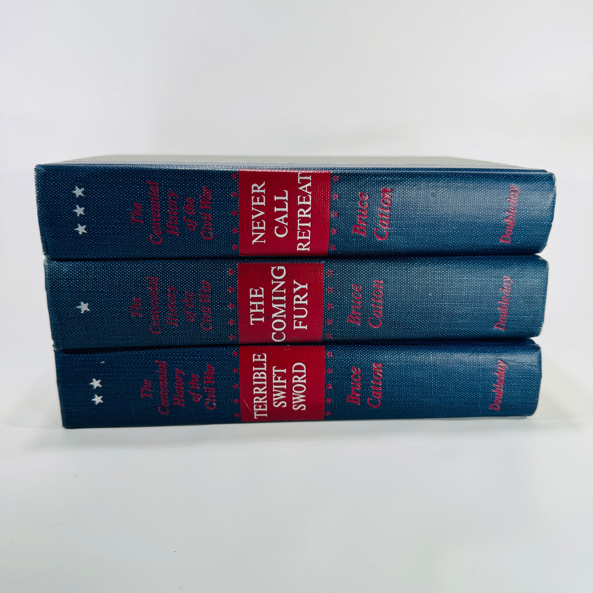 Centennial History of the Civil War — 3-Volume Set (1961–1965) — Bruce Catton | Doubleday Cloth Editions, Military History