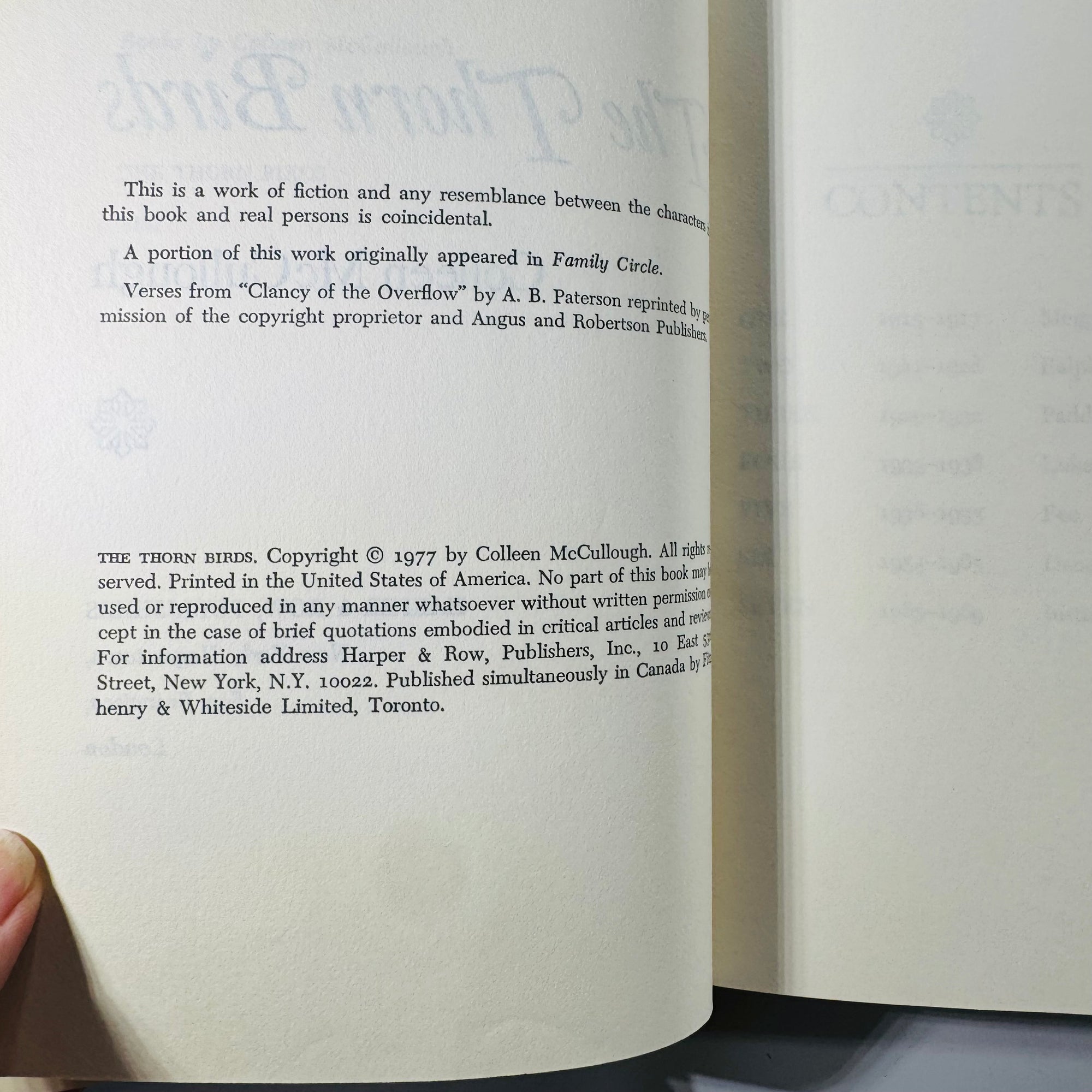 Colleen McCullough 2-Book Bundle | The Thorn Birds + An Indecent Obsession