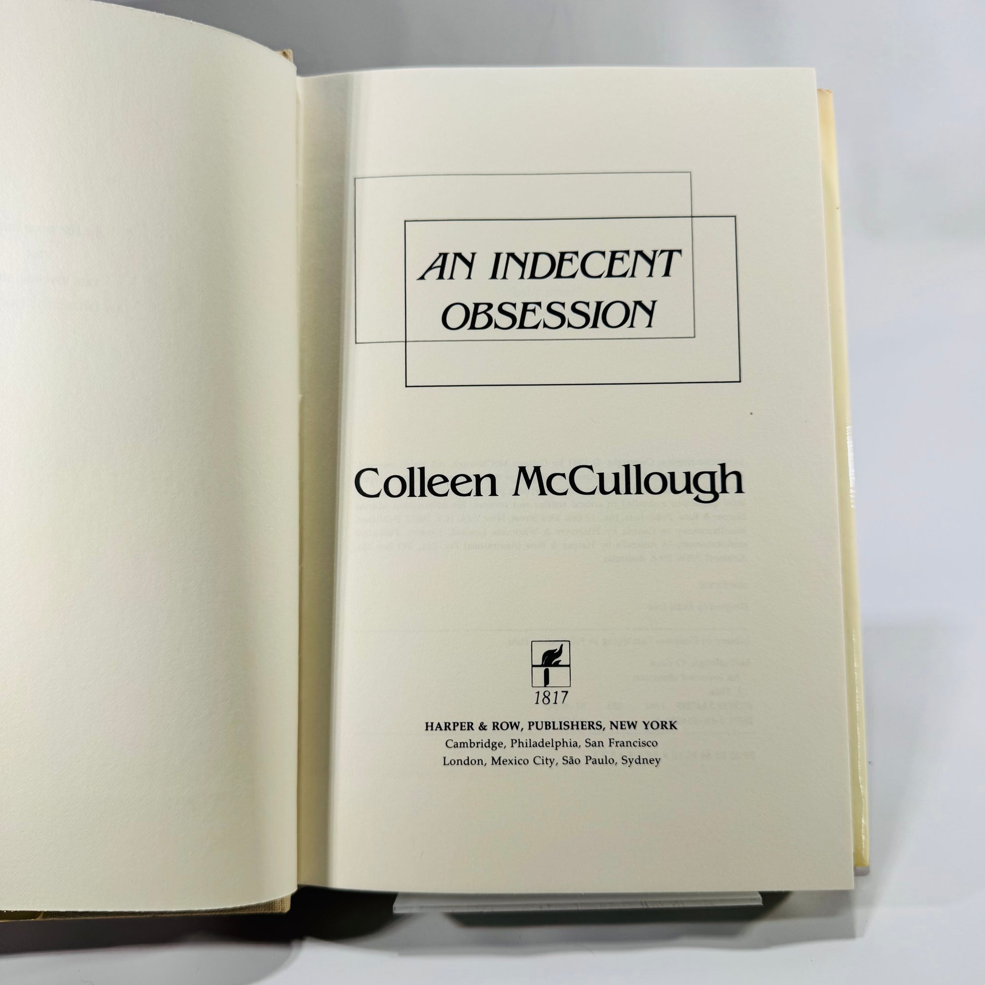 Colleen McCullough 2-Book Bundle | The Thorn Birds + An Indecent Obsession
