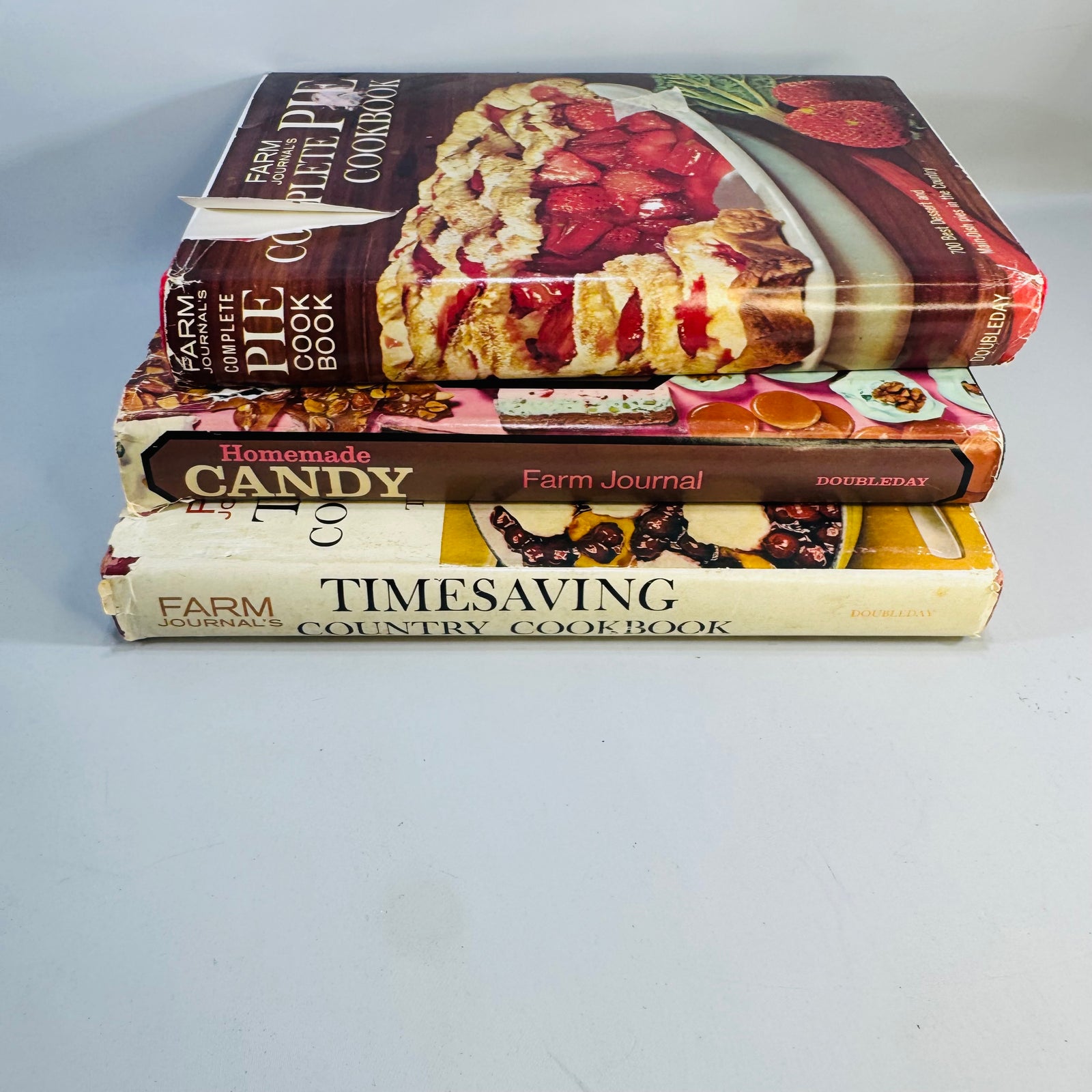 Farm Journal Cookbooks Bundle — Timesaving, Pie & Candy (3 Books with Dust Jackets)