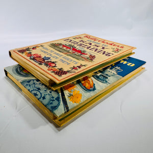 Two Betty Crocker Vintage Cookbooks (Dinner for Two & Easy Entertaining) 1958–1959, Hardcover, Spiral Bound