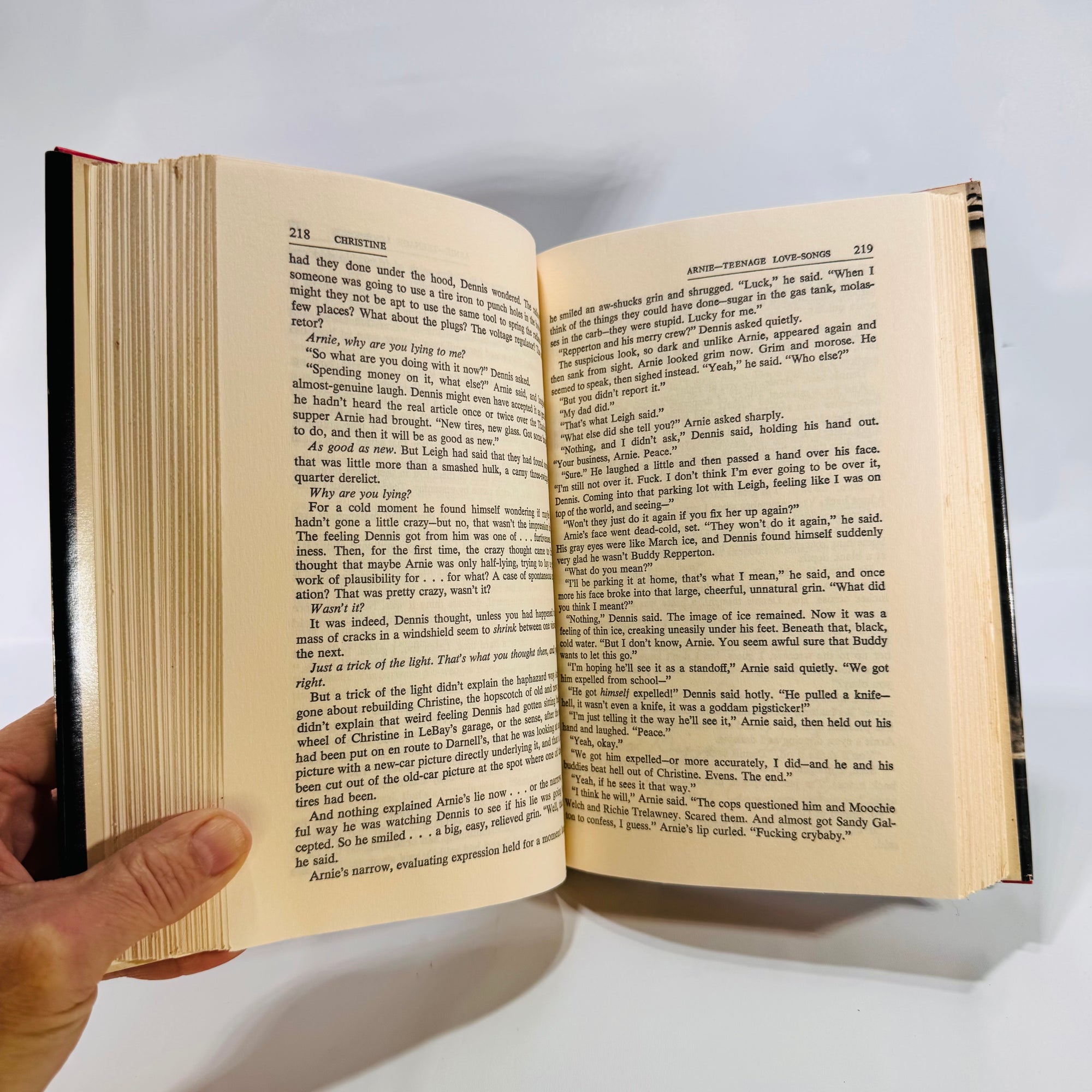 Christine by Stephen King (1983) – Vintage Horror Thriller Hardcover with Dust Jacket