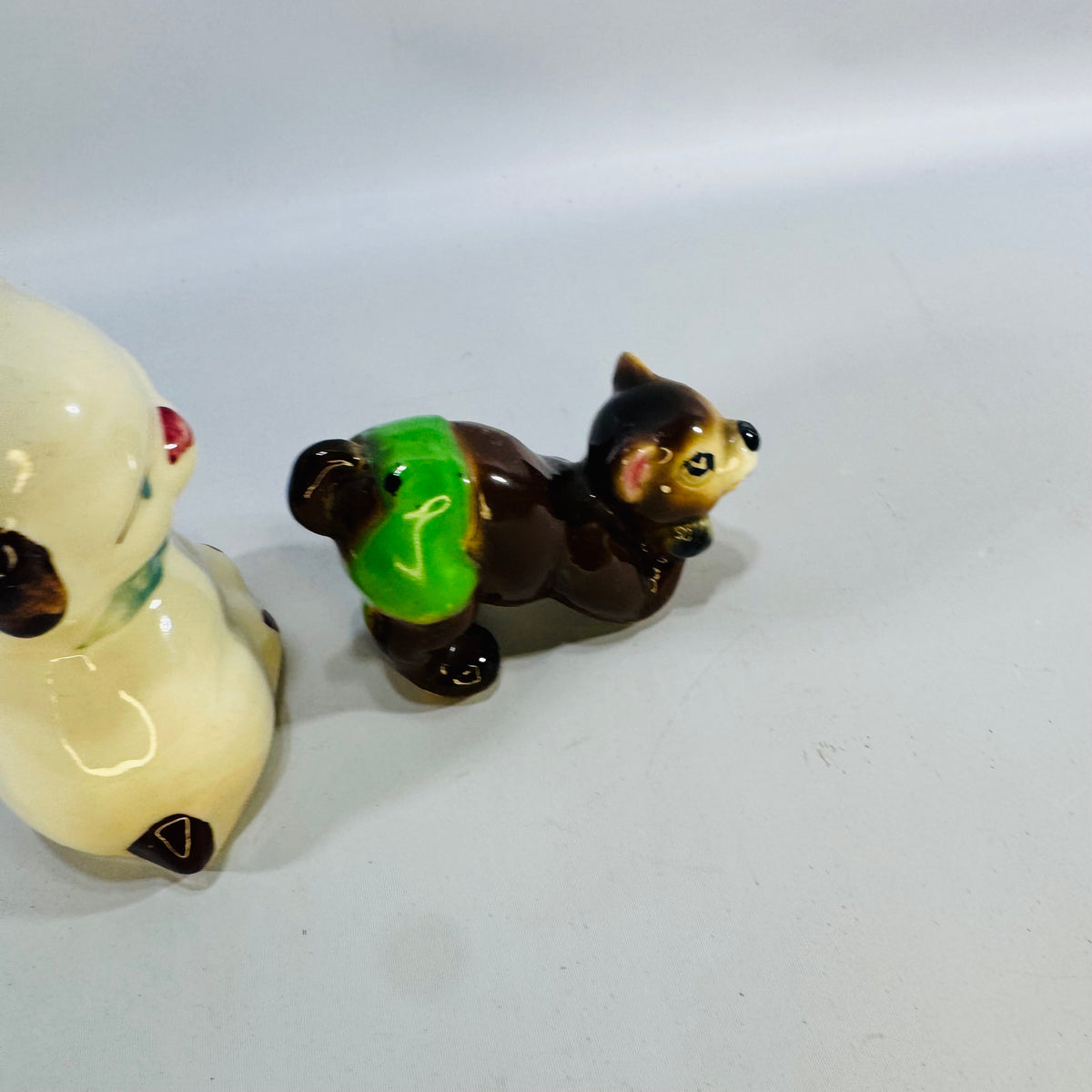 Vintage Shawnee Pottery Ceramic Animal Figurines Bundle — Hand-Painted (Set of 2)