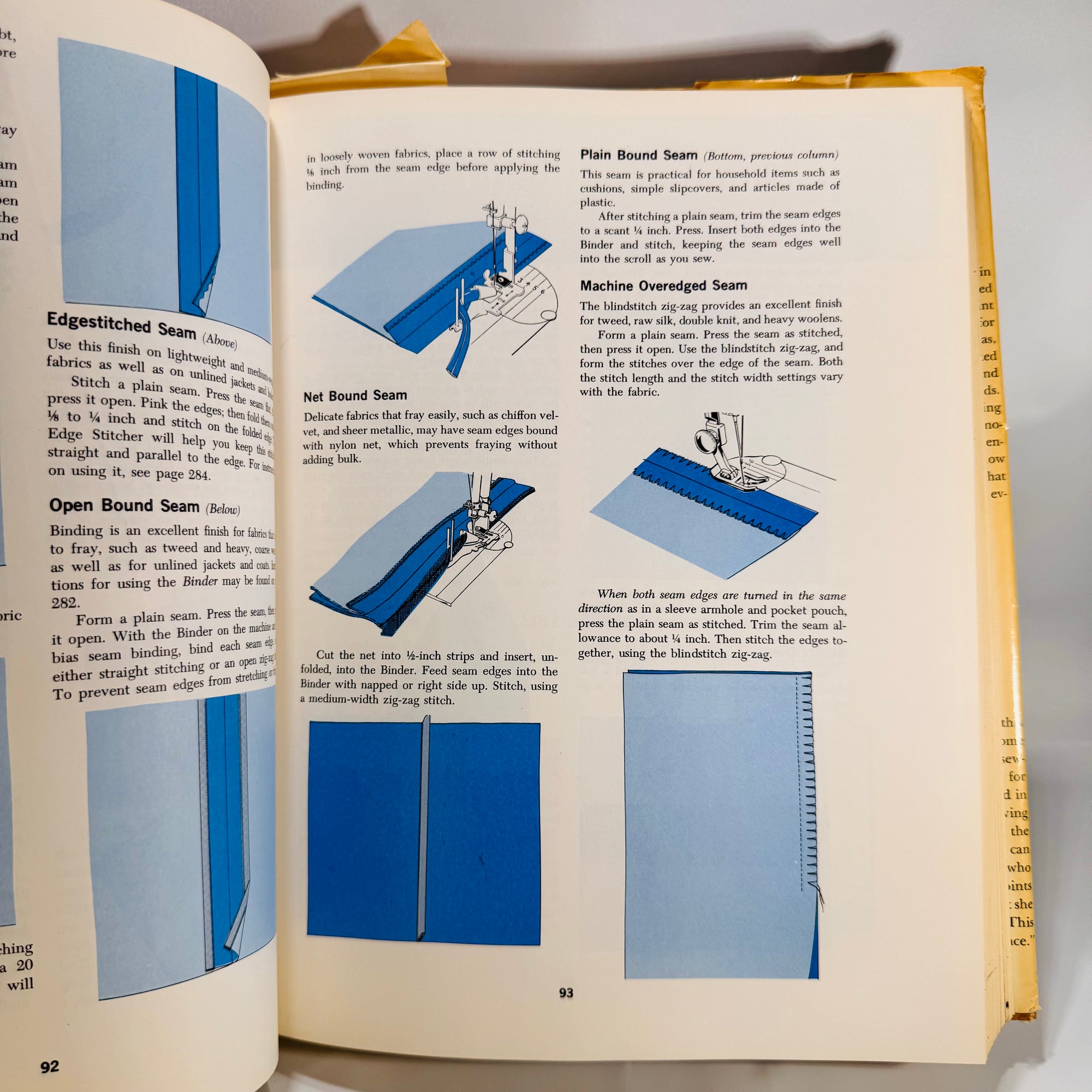 Singer Sewing Book by Gladys Cunningham (1969), Hardcover Sewing Reference