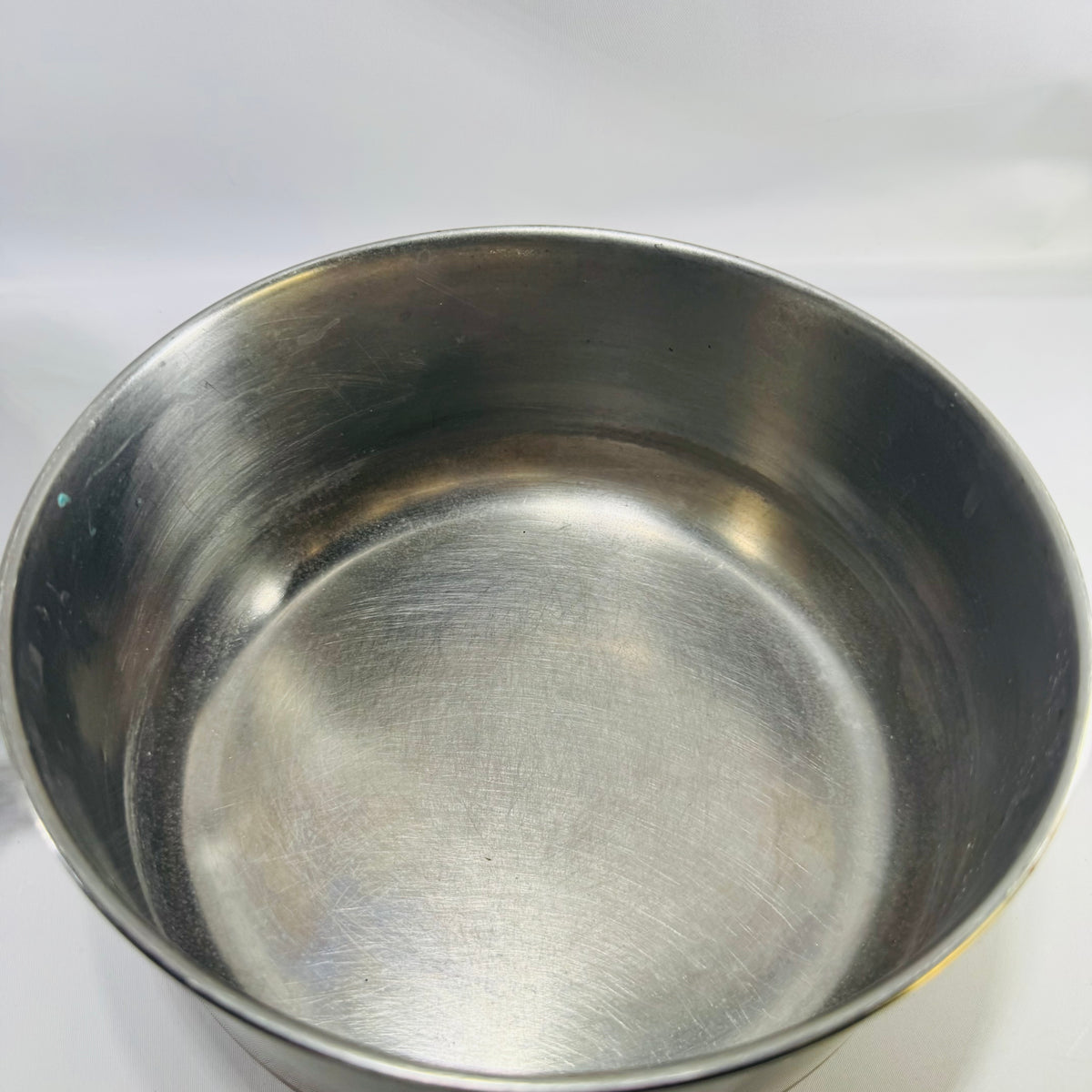 Vintage Revere Ware 3-Quart Saucepan — Aluminum, Black Handle, 1960s