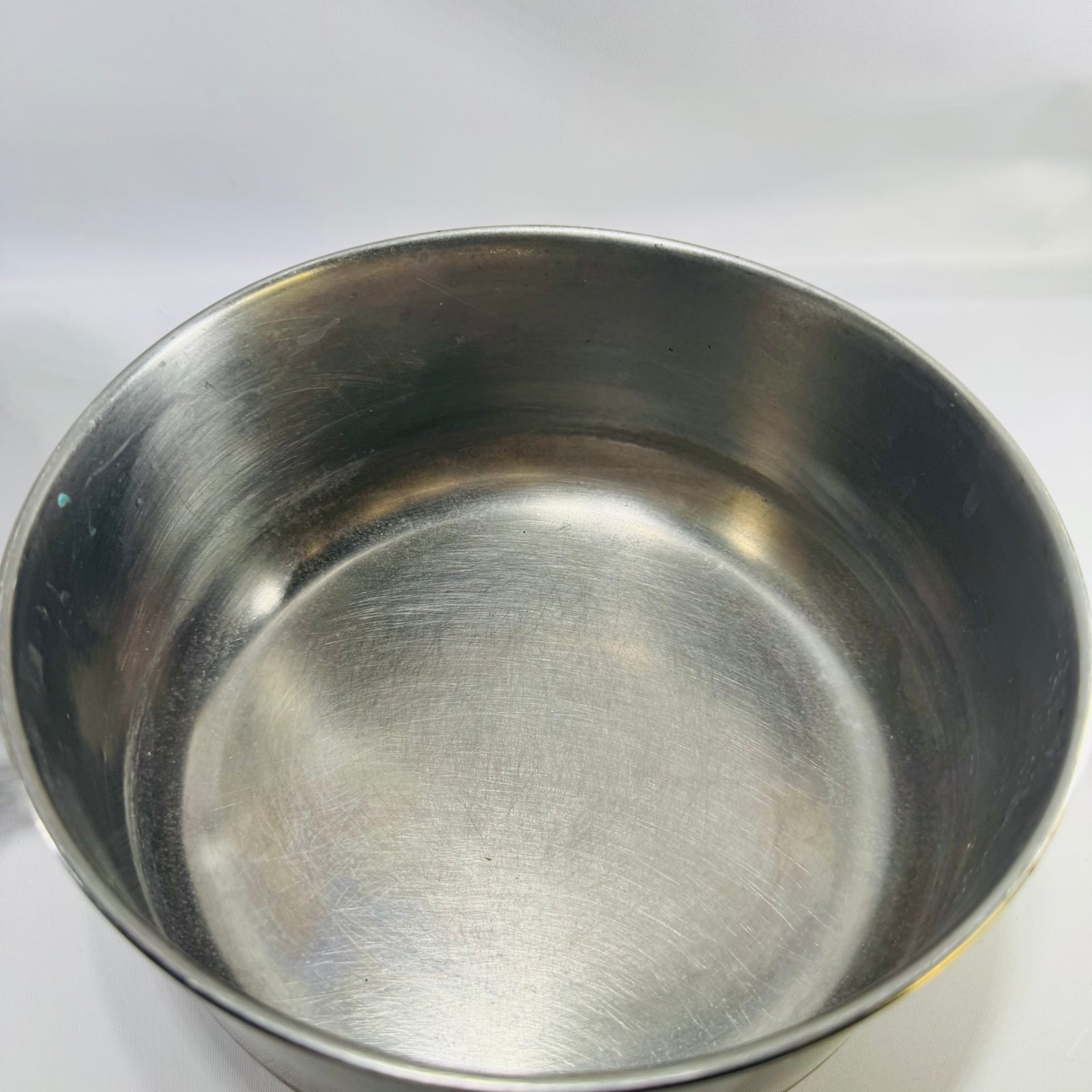 Vintage Revere Ware 3-Quart Saucepan — Aluminum, Black Handle, 1960s