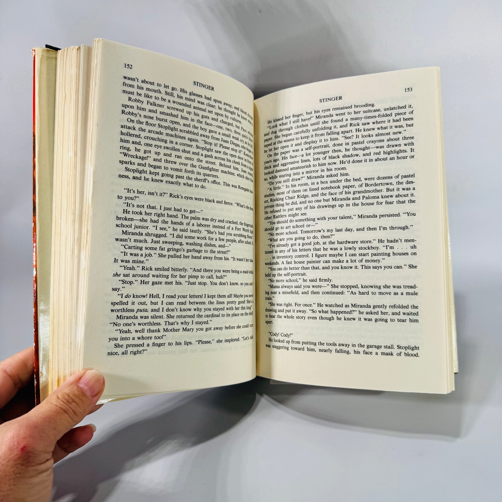 Vintage Horror & Sci-Fi Thriller — Stinger (1987 Book Club Edition) — Robert R. McCammon | Alien Invasion Novel, 1980s Horror Fiction