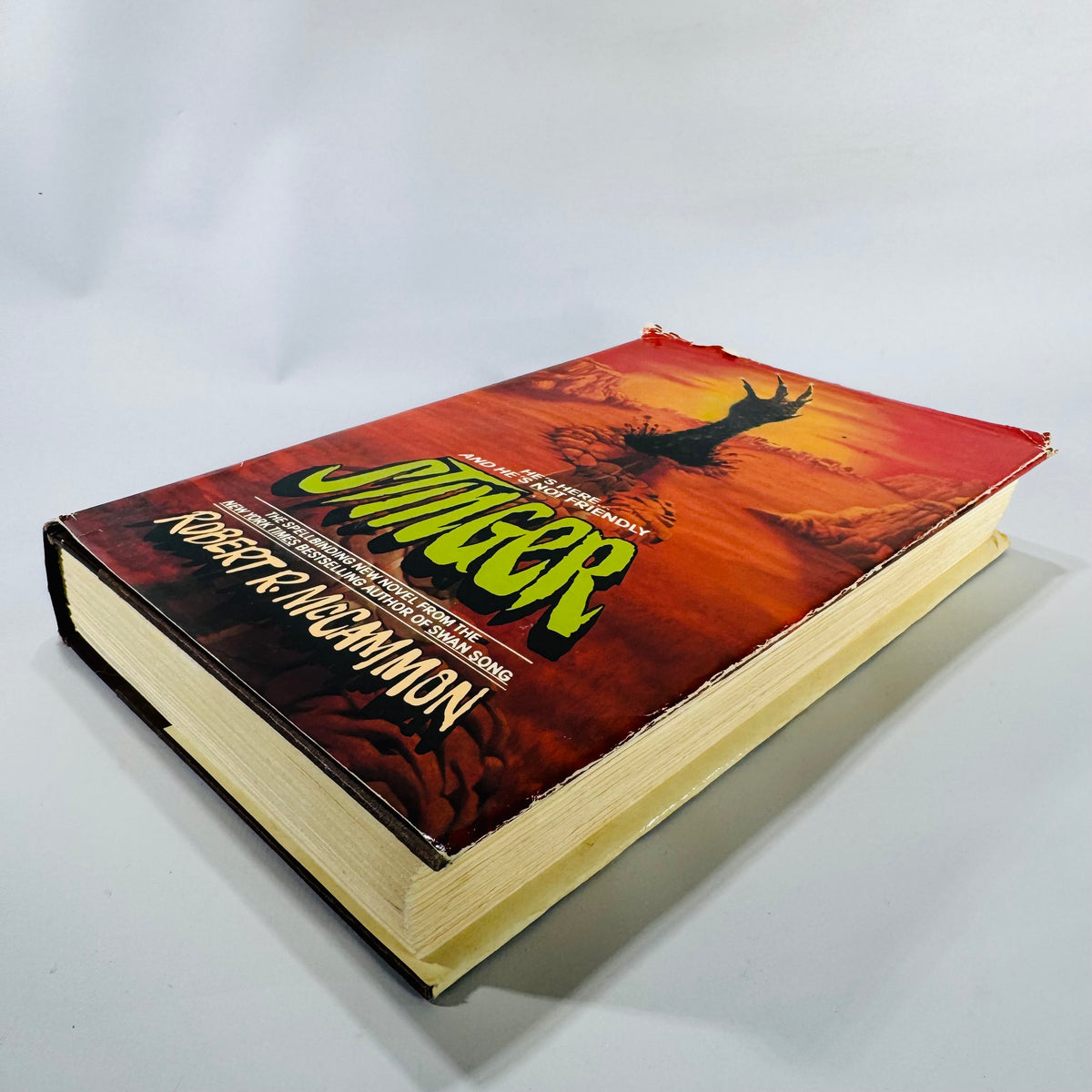 Vintage Horror & Sci-Fi Thriller — Stinger (1987 Book Club Edition) — Robert R. McCammon | Alien Invasion Novel, 1980s Horror Fiction