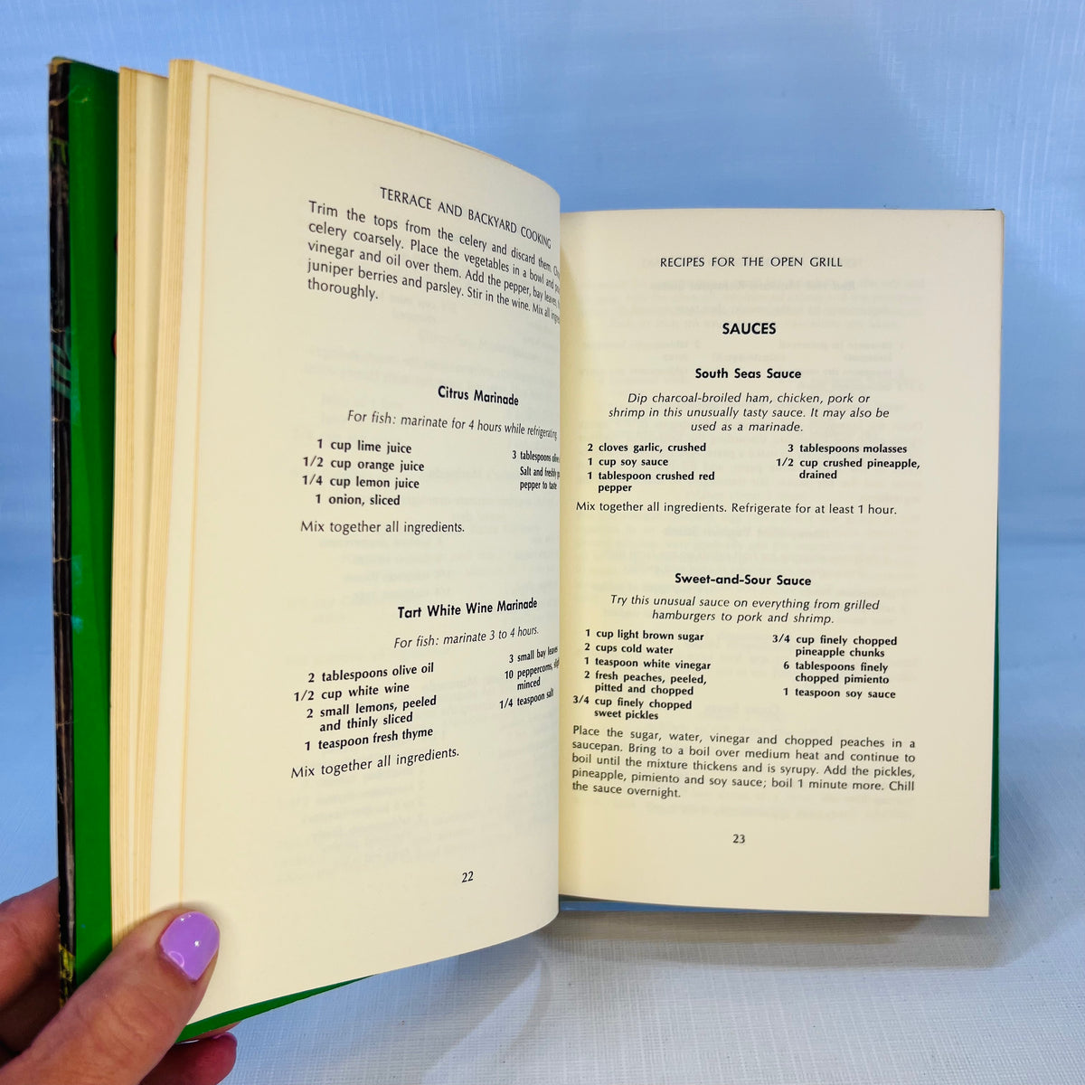 The Complete Outdoor Cookbook by Yvonne Young 1973 Quadrangle/The New York Times Book Co.