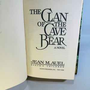 The Clan of the Cave Bear: Jean M. Auel 1980 First Edition Hardcover
