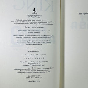 Stephen King From a Buick 8 (2002 First Edition, First Printing) — Scribner | Modern Horror