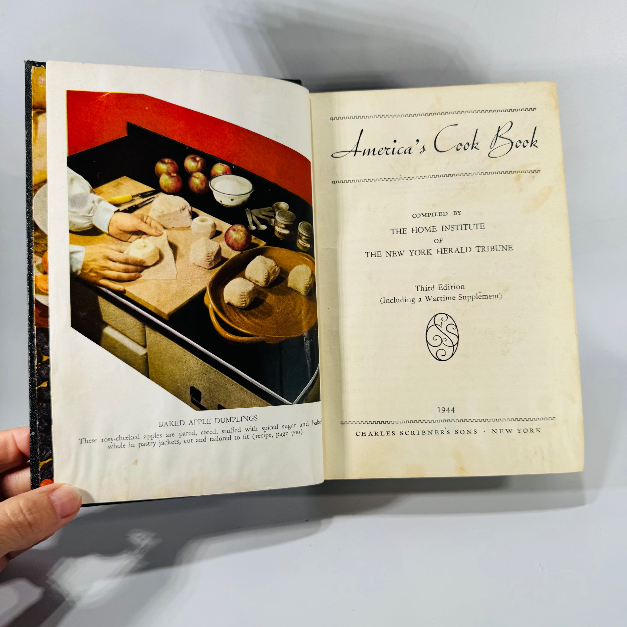 Vintage Cookbook — America’s Cook Book (1944 Third Edition, Wartime Supplement) — New York Herald Tribune | Classic American Cooking, Culinary History