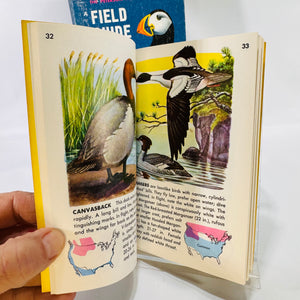 Two Paperback Birding Books: A Field Guide to the Birds by Roger Tory Peterson (1947) and A Golden Guide to Birds by Herbert S. Zim (1956) – Vintage Nature Guides