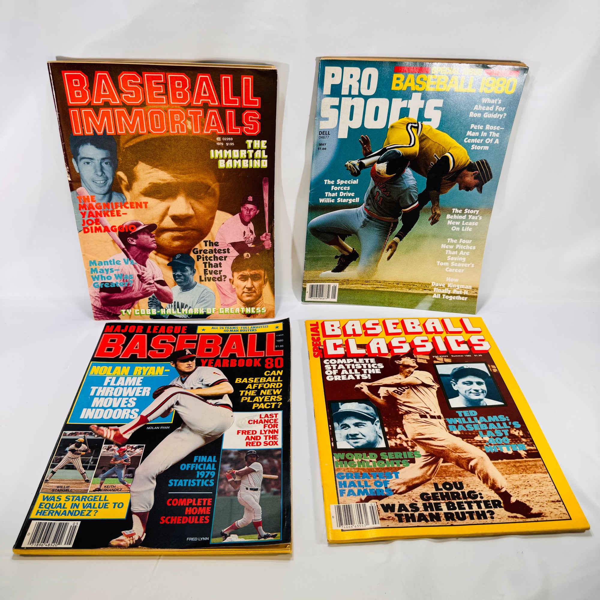 Vintage Baseball Magazine Lot 1979–1980, Classic Sports Ephemera