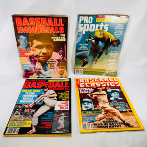 Vintage Baseball Magazine Lot 1979–1980, Classic Sports Ephemera