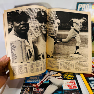 Vintage Baseball Magazine Lot 1979–1980, Classic Sports Ephemera
