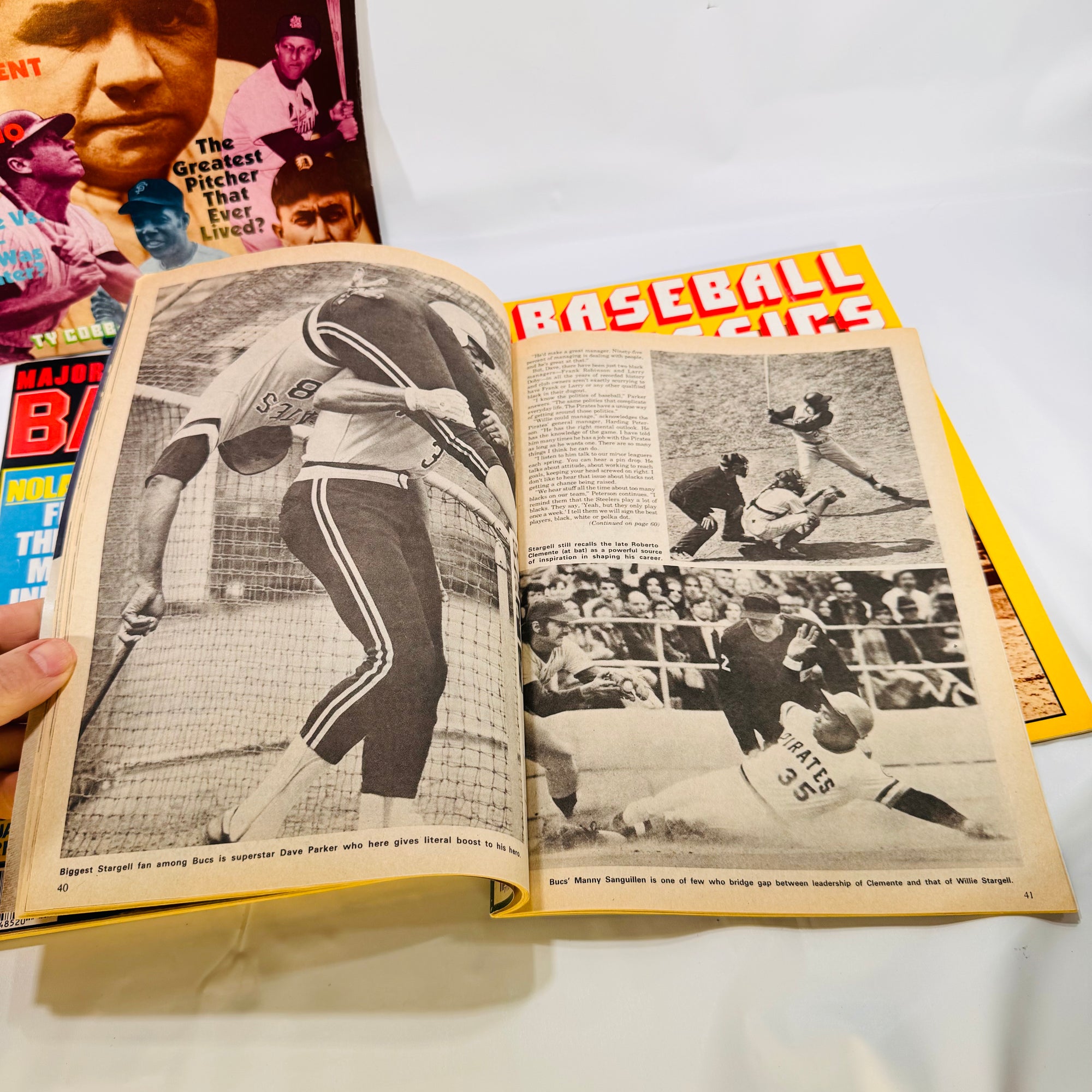 Vintage Baseball Magazine Lot 1979–1980, Classic Sports Ephemera