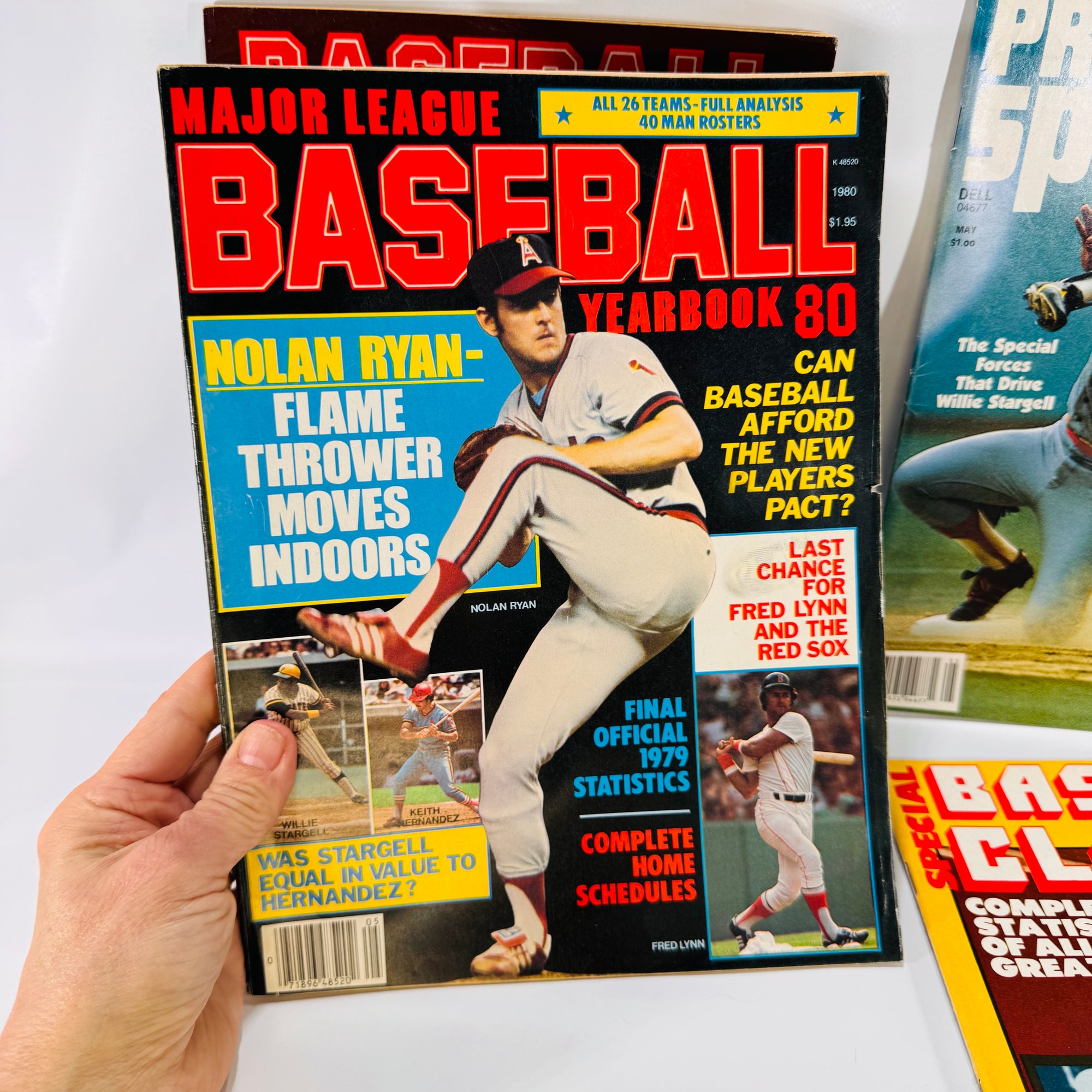 Vintage Baseball Magazine Lot 1979–1980, Classic Sports Ephemera