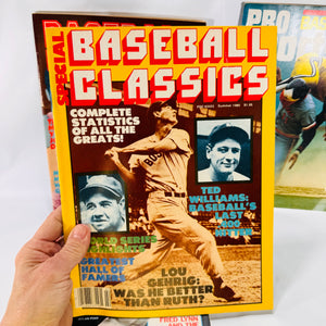 Vintage Baseball Magazine Lot 1979–1980, Classic Sports Ephemera