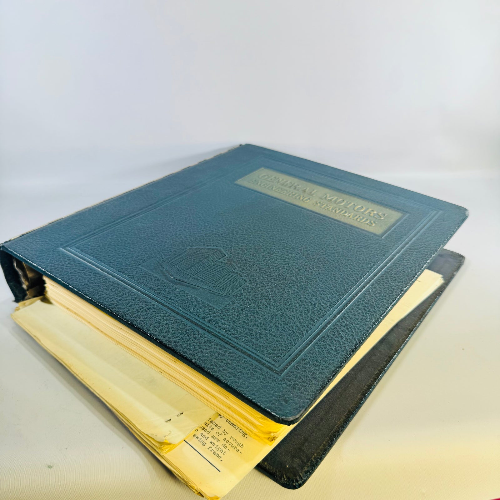 Vintage General Motors Engineering Standards Binder 1950s-60s GM Drafting & Screw Thread Standards with Provenance