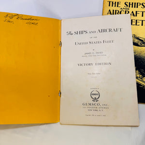 Four Vintage Naval Reference Books by James Charles Fahey (Military History) 1944–1958, Paperback
