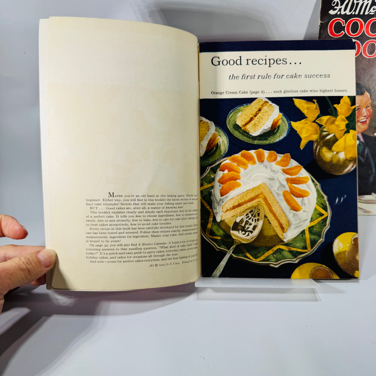 Vintage Cooking Ephemera Bundle — McNess Cook Book, Cake Secrets (1934), Lemon Pie Pamphlet | Advertising Recipes, Vintage Cooking Ephemera