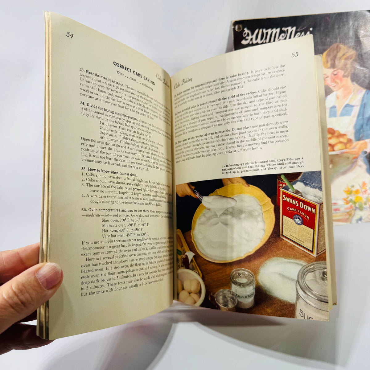 Vintage Cooking Ephemera Bundle — McNess Cook Book, Cake Secrets (1934), Lemon Pie Pamphlet | Advertising Recipes, Vintage Cooking Ephemera
