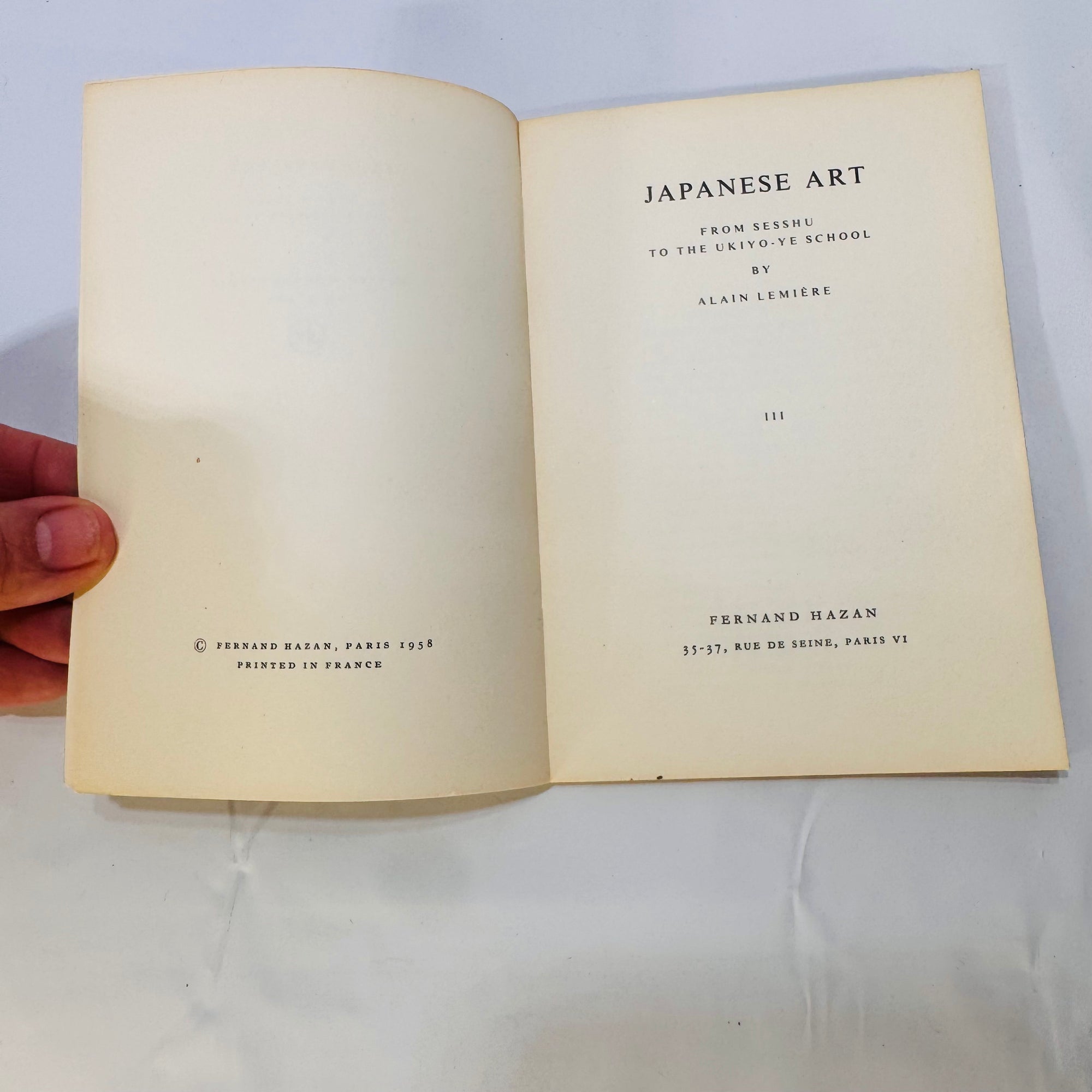 Japanese Art Series (1958) – 3-Book Set from Fernand Hazan's abc Collection, Art & Culture