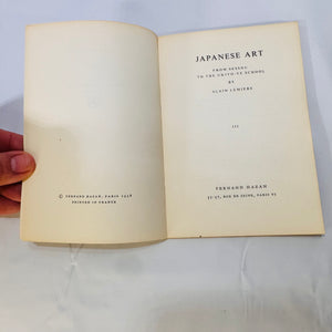 Japanese Art Series (1958) – 3-Book Set from Fernand Hazan's abc Collection, Art & Culture