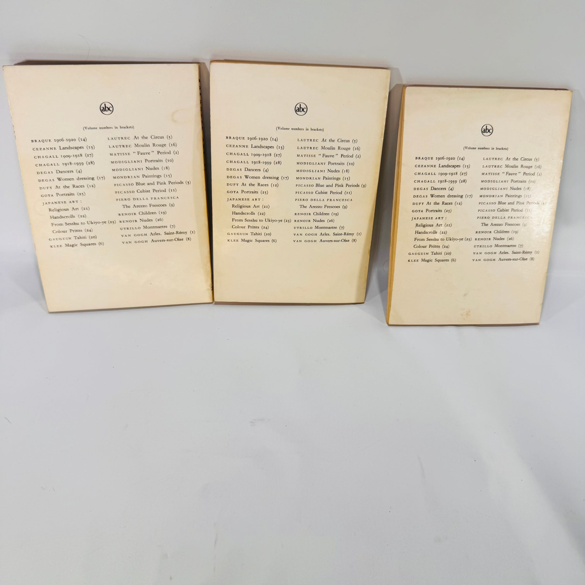 Japanese Art Series (1958) – 3-Book Set from Fernand Hazan's abc Collection, Art & Culture