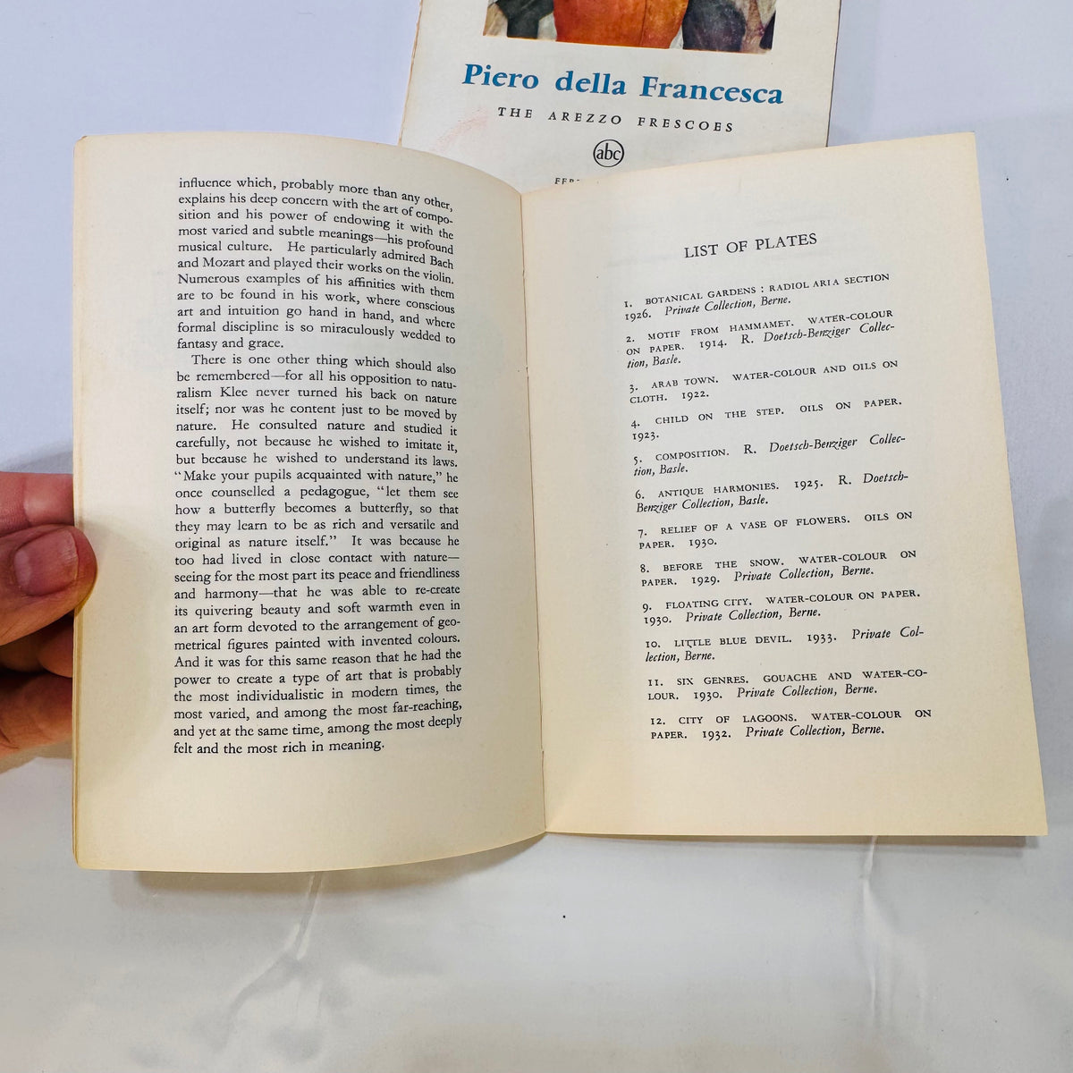 Klee, Van Gogh & Piero della Francesca – The Little Library of Art (Fernand Hazan “abc” Collection) | 1950s Art History Trio