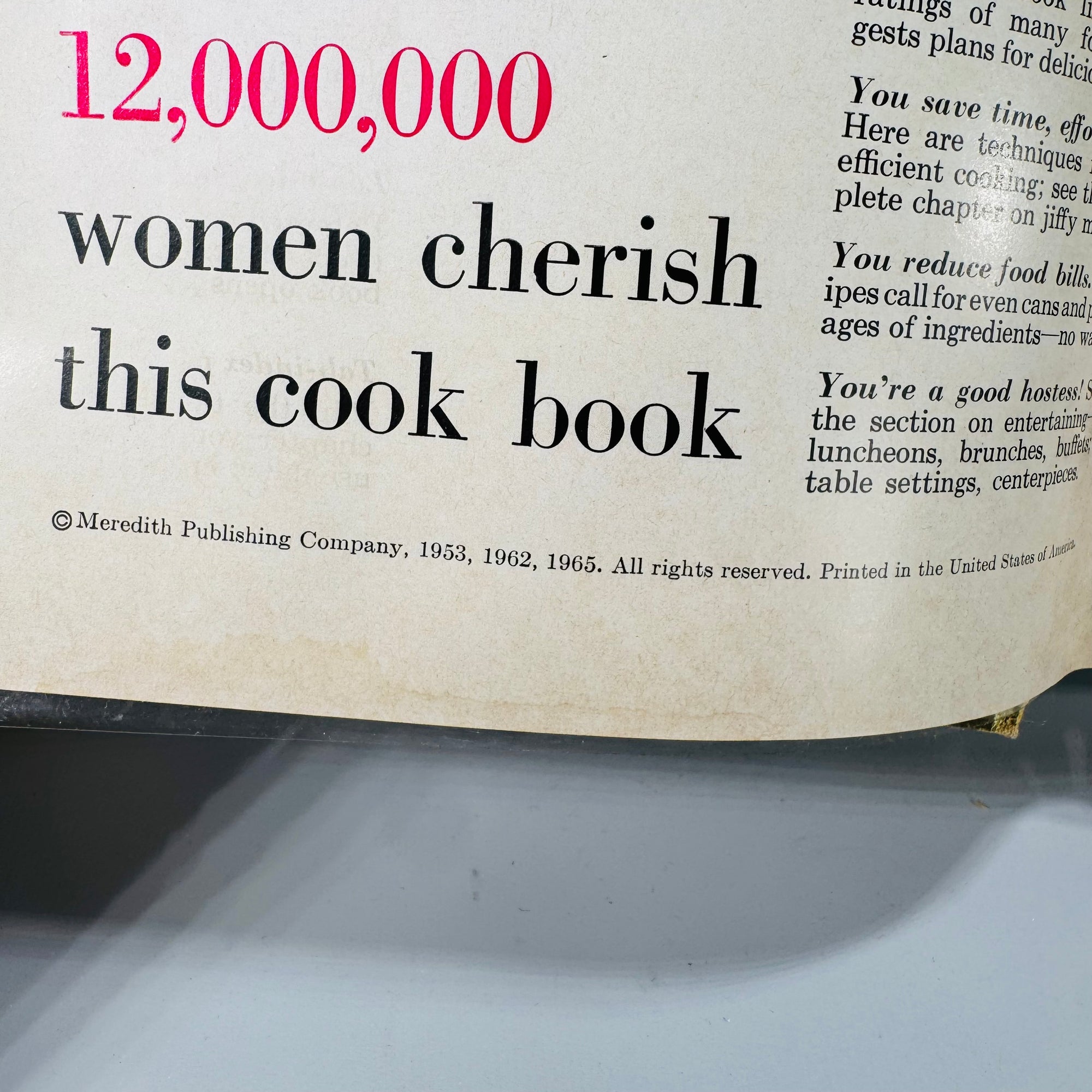 Vintage Cookbook – Better Homes & Gardens New Cook Book (Gold Souvenir Edition, 1960s) — Meredith Press | Mid-Century Recipes, 5-Ring Binder