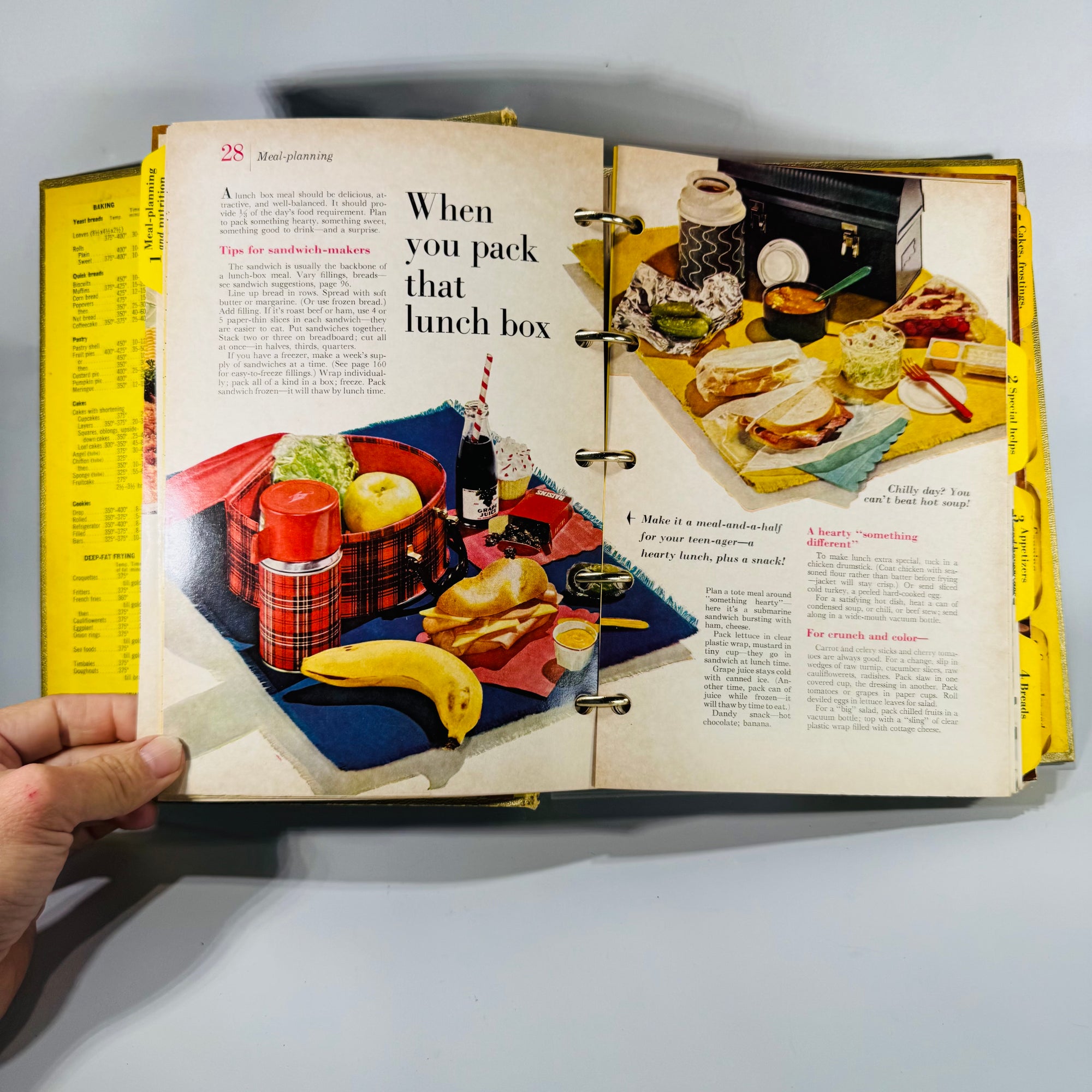 Vintage Cookbook – Better Homes & Gardens New Cook Book (Gold Souvenir Edition, 1960s) — Meredith Press | Mid-Century Recipes, 5-Ring Binder