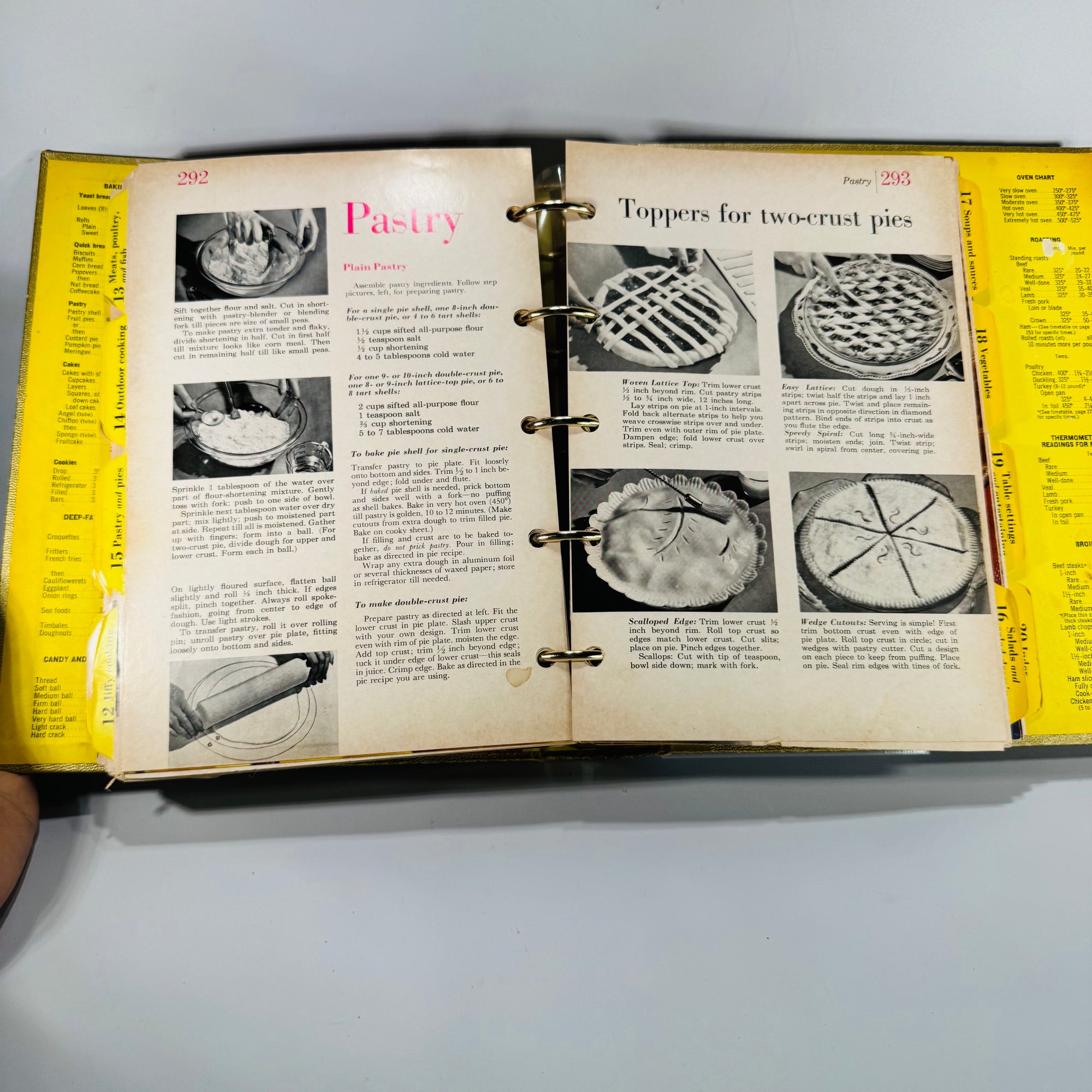 Vintage Cookbook – Better Homes & Gardens New Cook Book (Gold Souvenir Edition, 1960s) — Meredith Press | Mid-Century Recipes, 5-Ring Binder